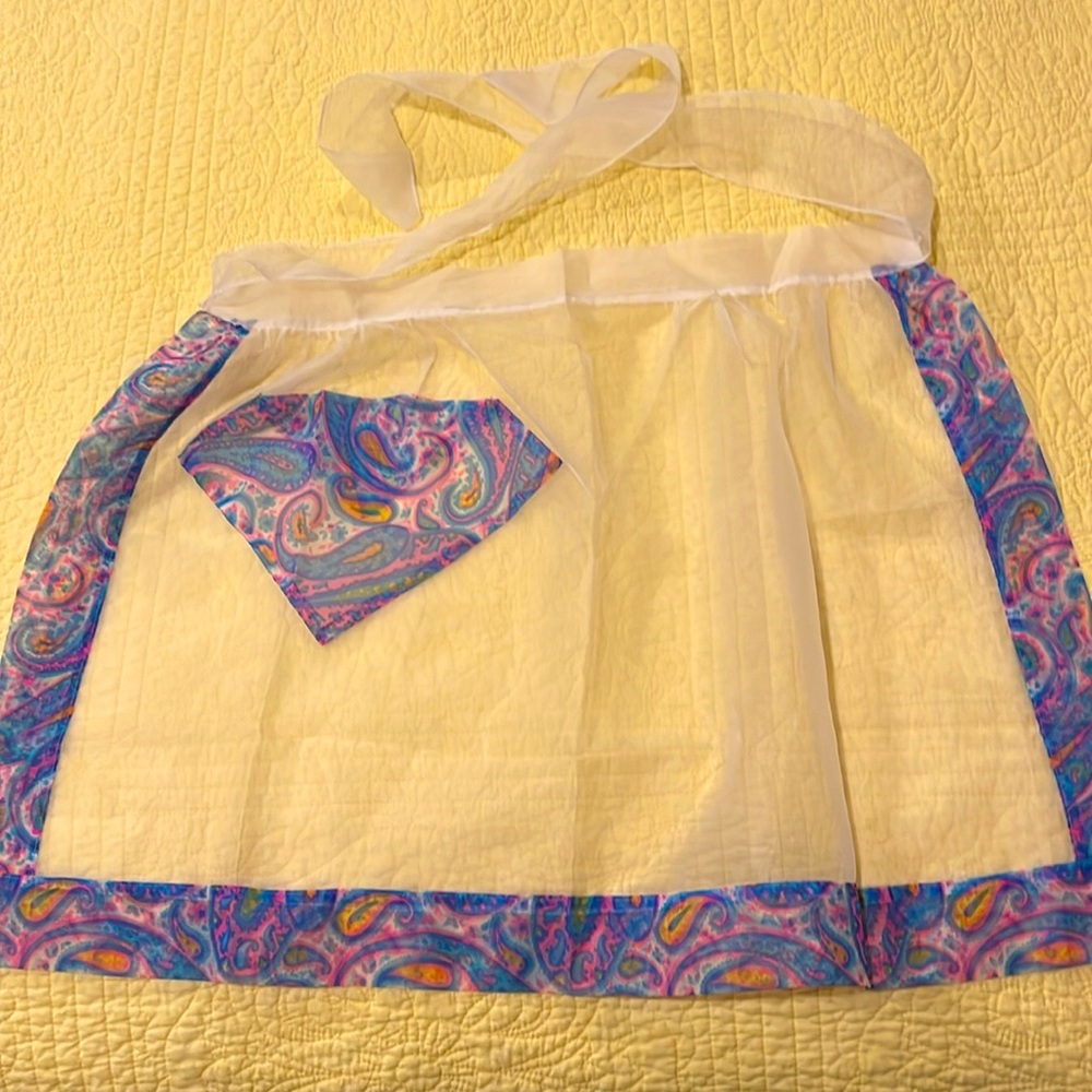 Vintage handmade apron circa 1950s